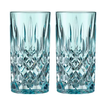 Noblesse szklanki do longdrinków 395 ml, 2‑pak - Aqua - Nachtmann