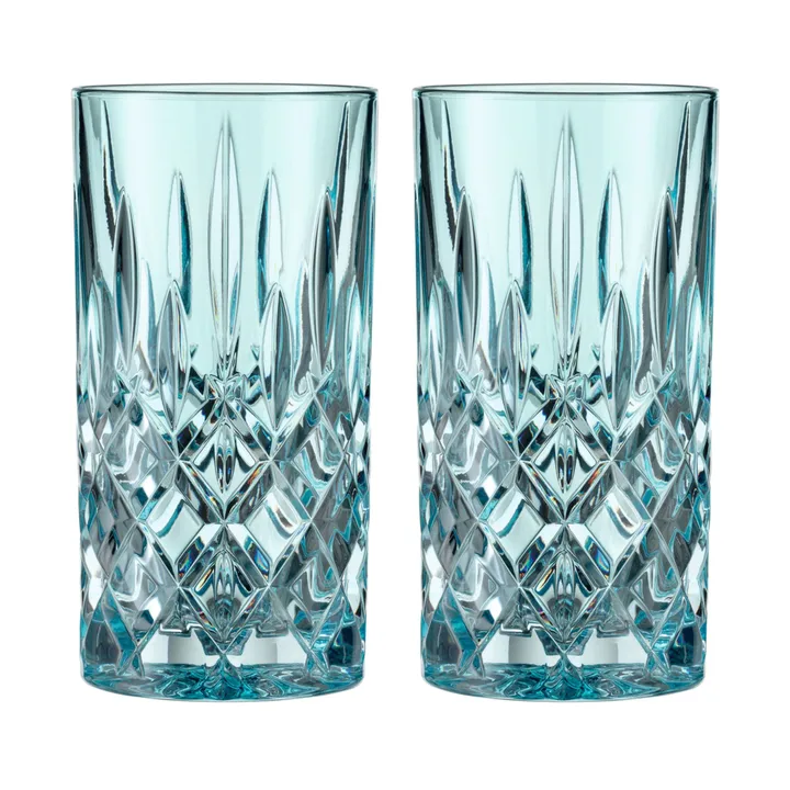 Noblesse szklanki do longdrinków 395 ml, 2‑pak - Aqua - Nachtmann