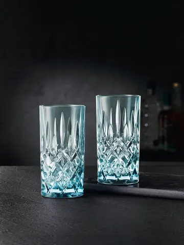 Noblesse szklanki do longdrinków 395 ml, 2‑pak - Aqua - Nachtmann