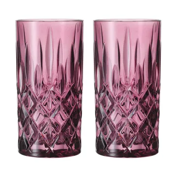 Noblesse szklanki do longdrinków 395 ml, 2‑pak - Berry - Nachtmann