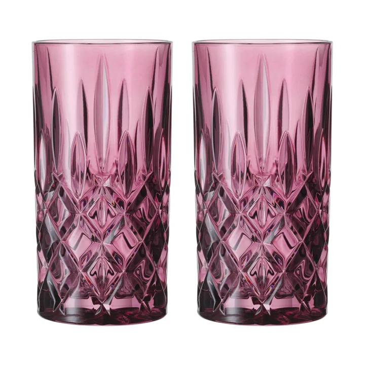Noblesse szklanki do longdrinków 395 ml, 2‑pak - Berry - Nachtmann