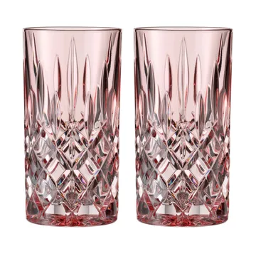 Noblesse szklanki do longdrinków 395 ml, 2‑pak - Rosé - Nachtmann
