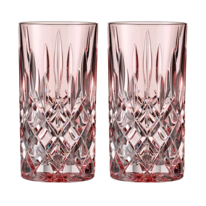 Noblesse szklanki do longdrinków 395 ml, 2‑pak - Rosé - Nachtmann