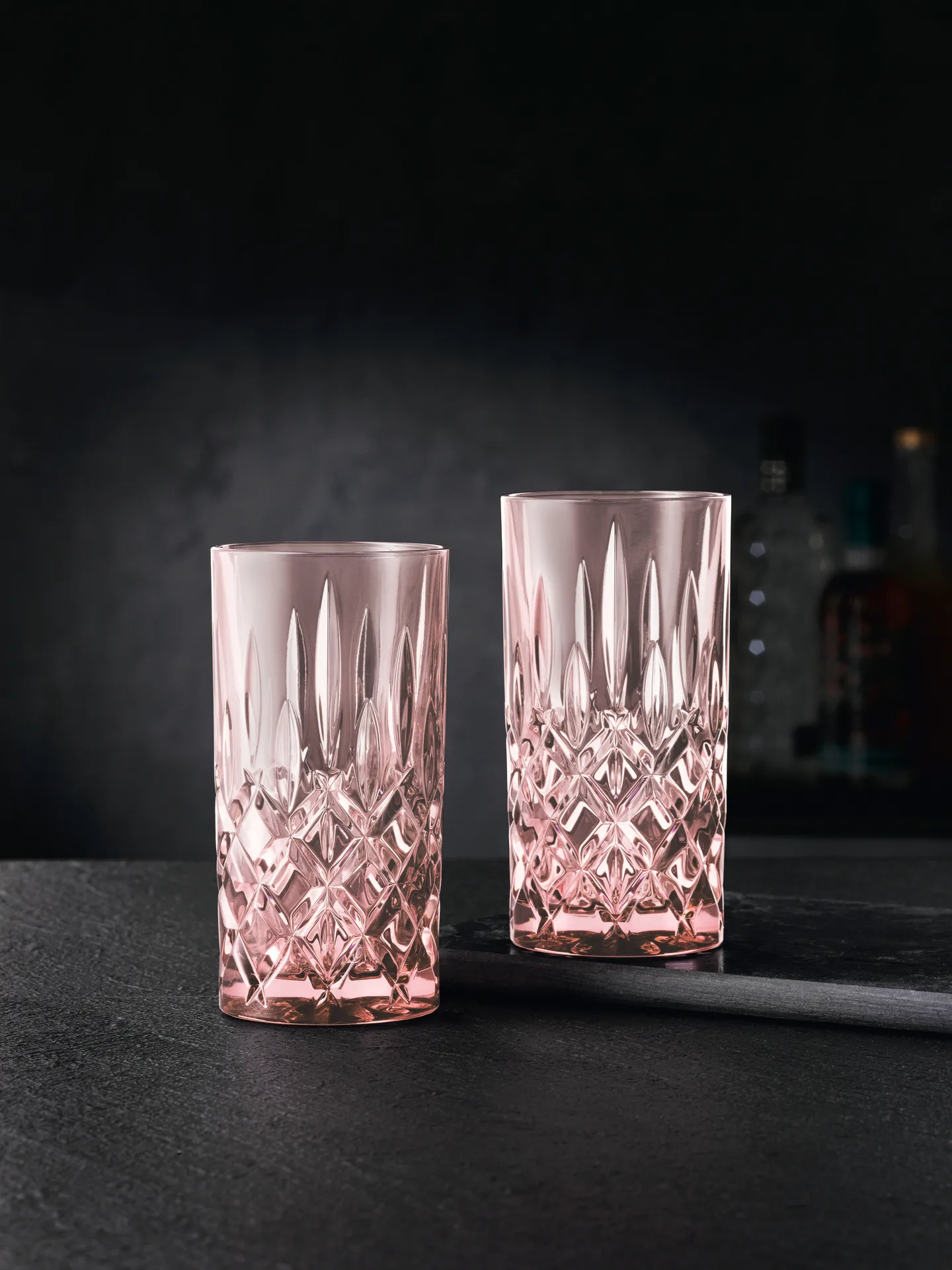 Noblesse szklanki do longdrinków 395 ml, 2‑pak, Rosé Nachtmann