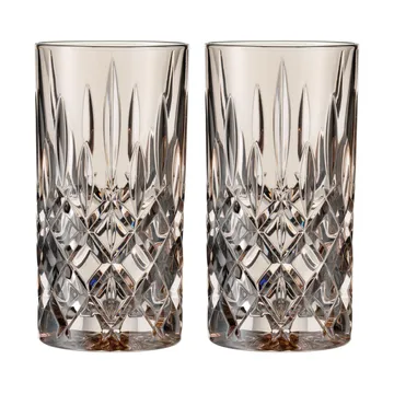Noblesse szklanki do longdrinków 395 ml, 2‑pak - Taupe - Nachtmann