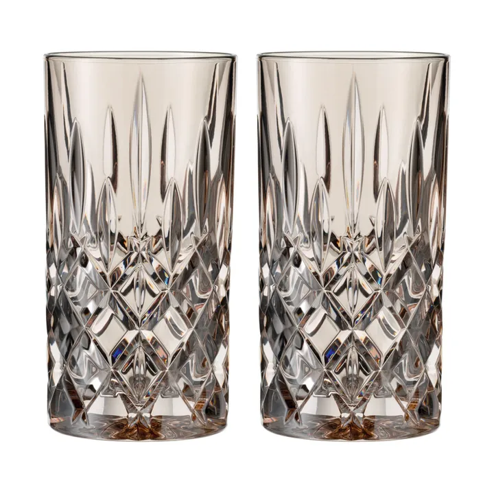 Noblesse szklanki do longdrinków 395 ml, 2‑pak - Taupe - Nachtmann