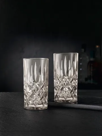 Noblesse szklanki do longdrinków 395 ml, 2‑pak - Taupe - Nachtmann