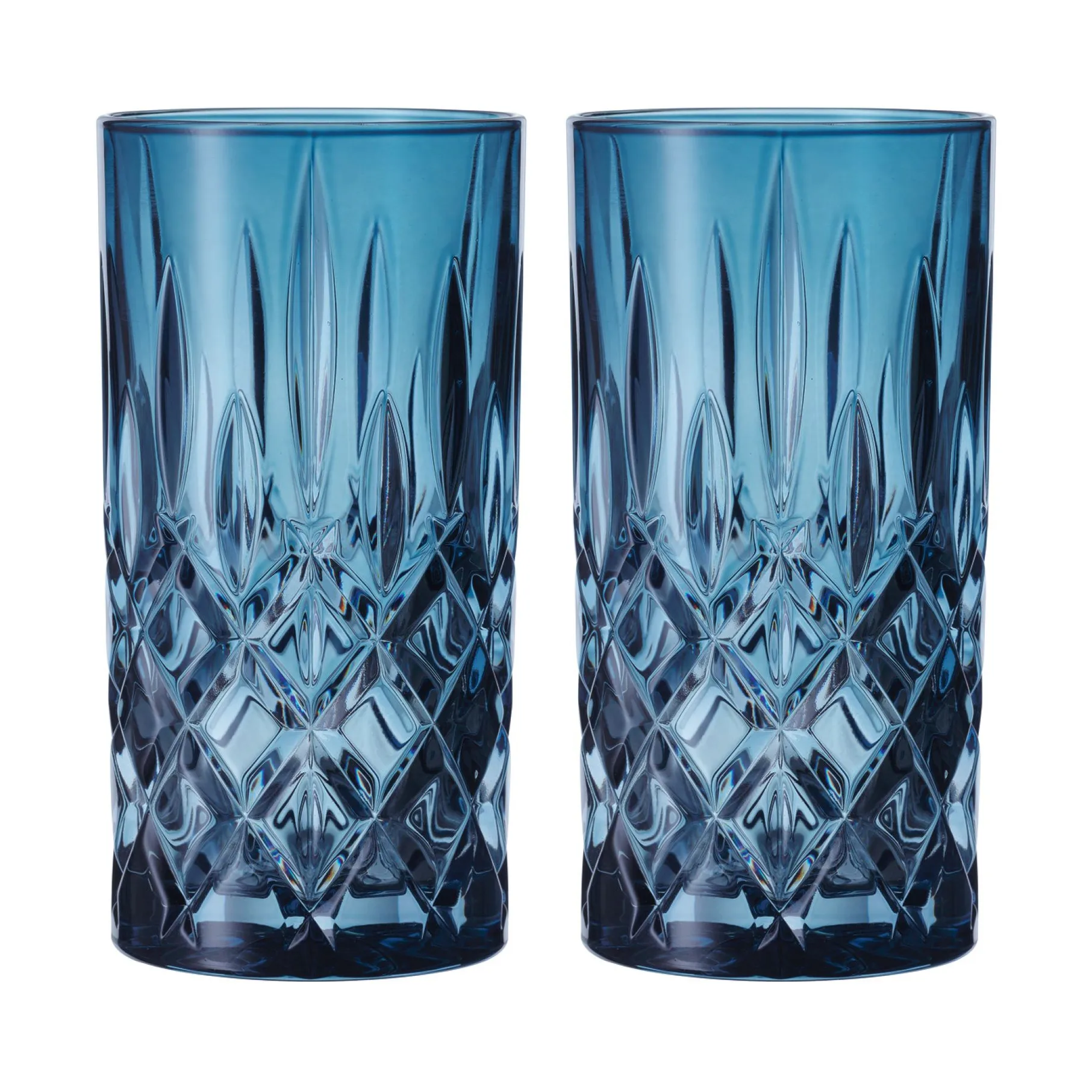 Noblesse szklanki do longdrinków 395 ml, 2‑pak, Vintage blue Nachtmann