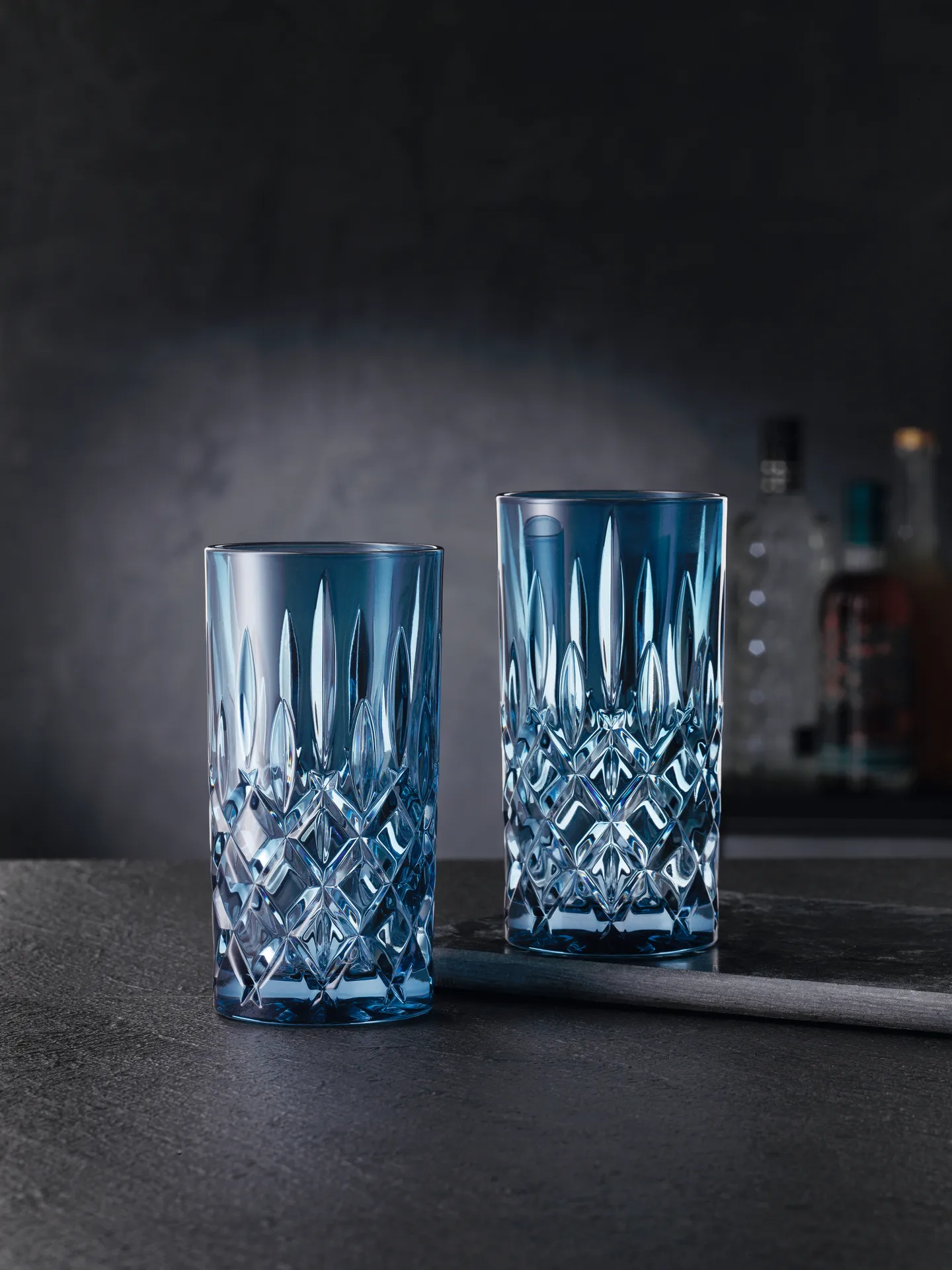 Noblesse szklanki do longdrinków 395 ml, 2‑pak, Vintage blue Nachtmann