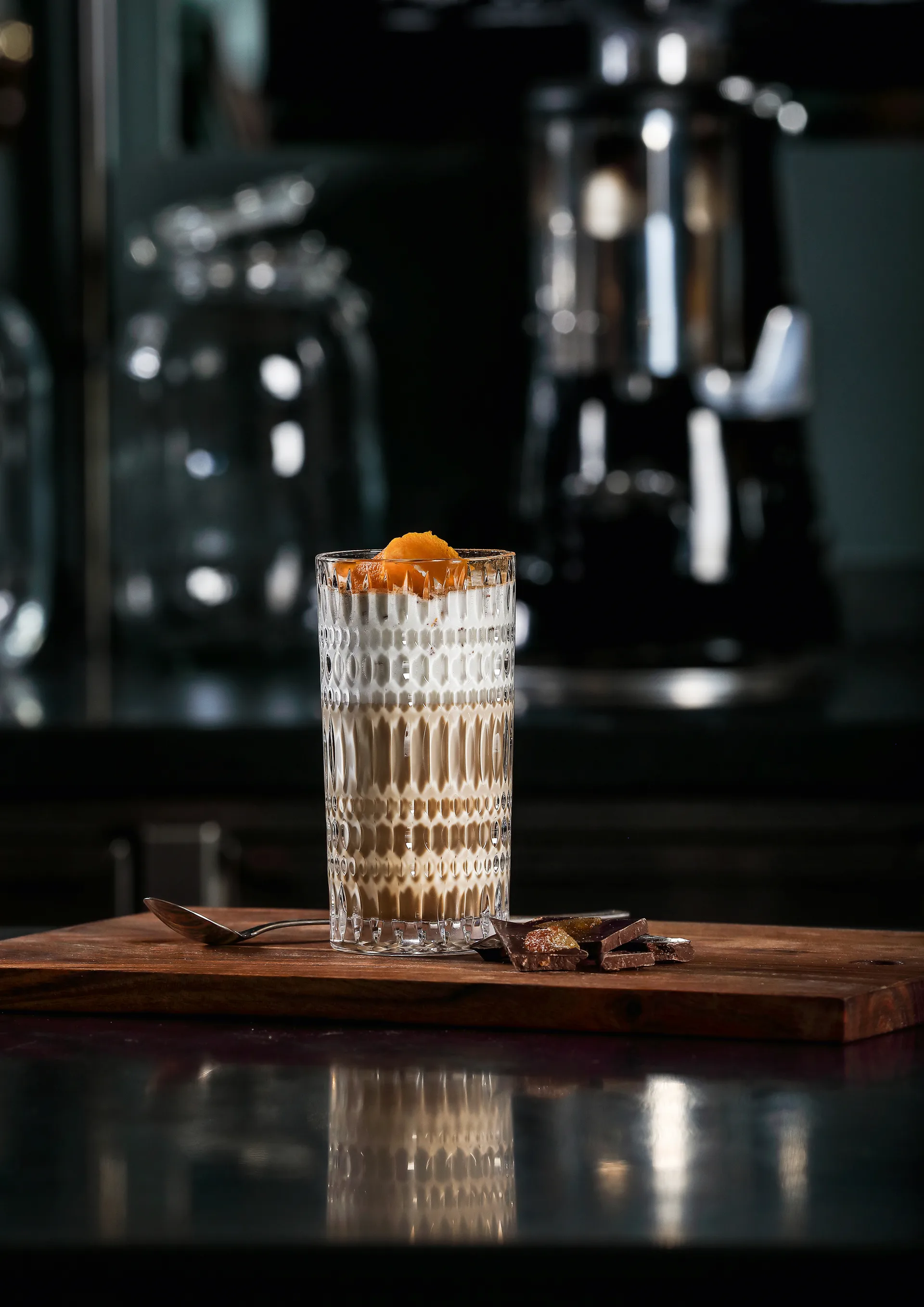 Szklanka Ethno Barista Latte 434 ml, 2-pak, Clear Nachtmann