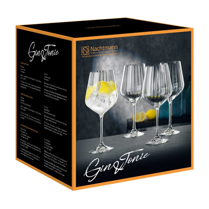Szklanka Nachtmann Gin & Tonic 64 cl 4-pak, Przezroczysty Nachtmann