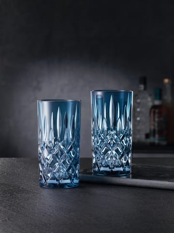 Szklanka Noblesse Longdrink 39,5 cl, 2 szt. - Vintage blue - Nachtmann