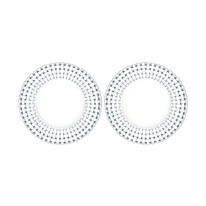 Talerz Bossa Nova 23 cm 2-pack - Przezroczysty - Nachtmann