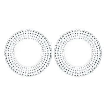 Talerz Bossa Nova 27 cm 2-pack - Przezroczysty - Nachtmann
