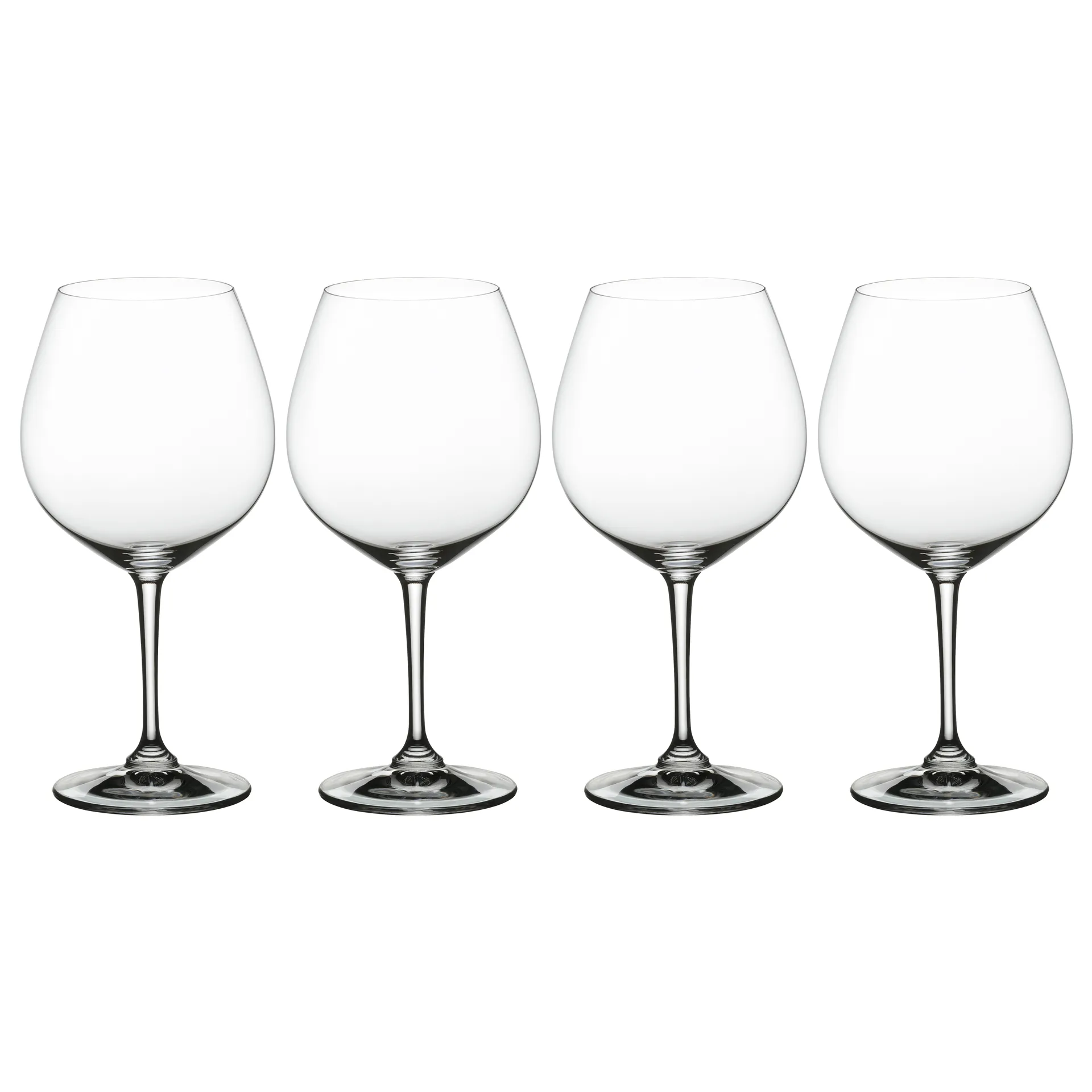 Vivino burgundy czerwony kieliszek do wina 70 cl 4-pack, Przezroczysty Nachtmann