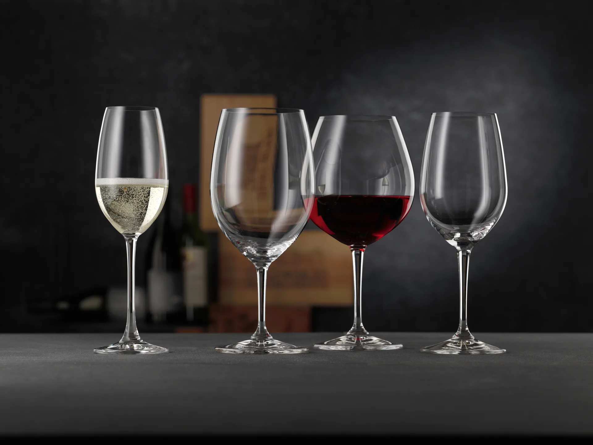 Vivino burgundy czerwony kieliszek do wina 70 cl 4-pack, Przezroczysty Nachtmann