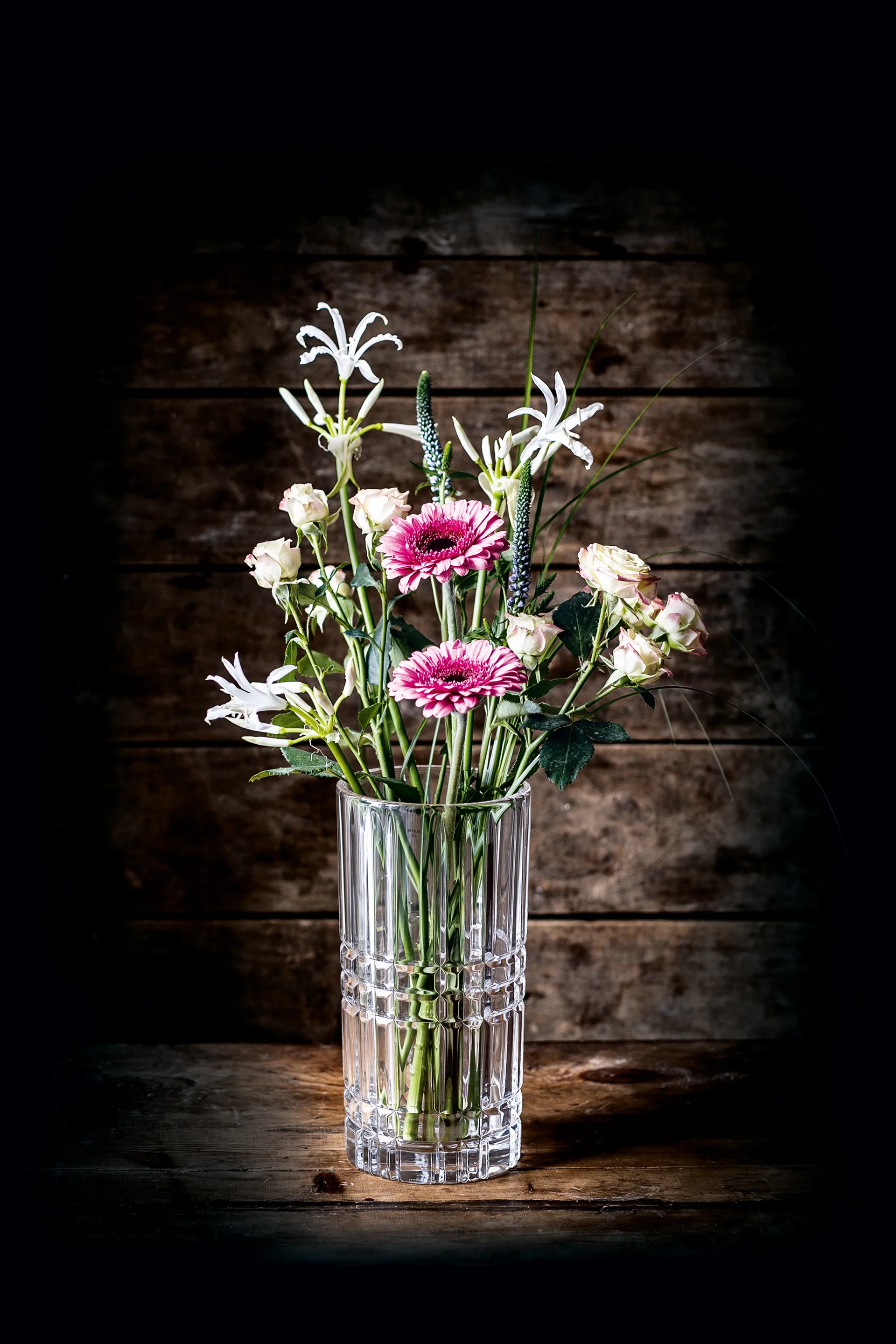 Wazon Square , Kryształowe, 23 cm Nachtmann