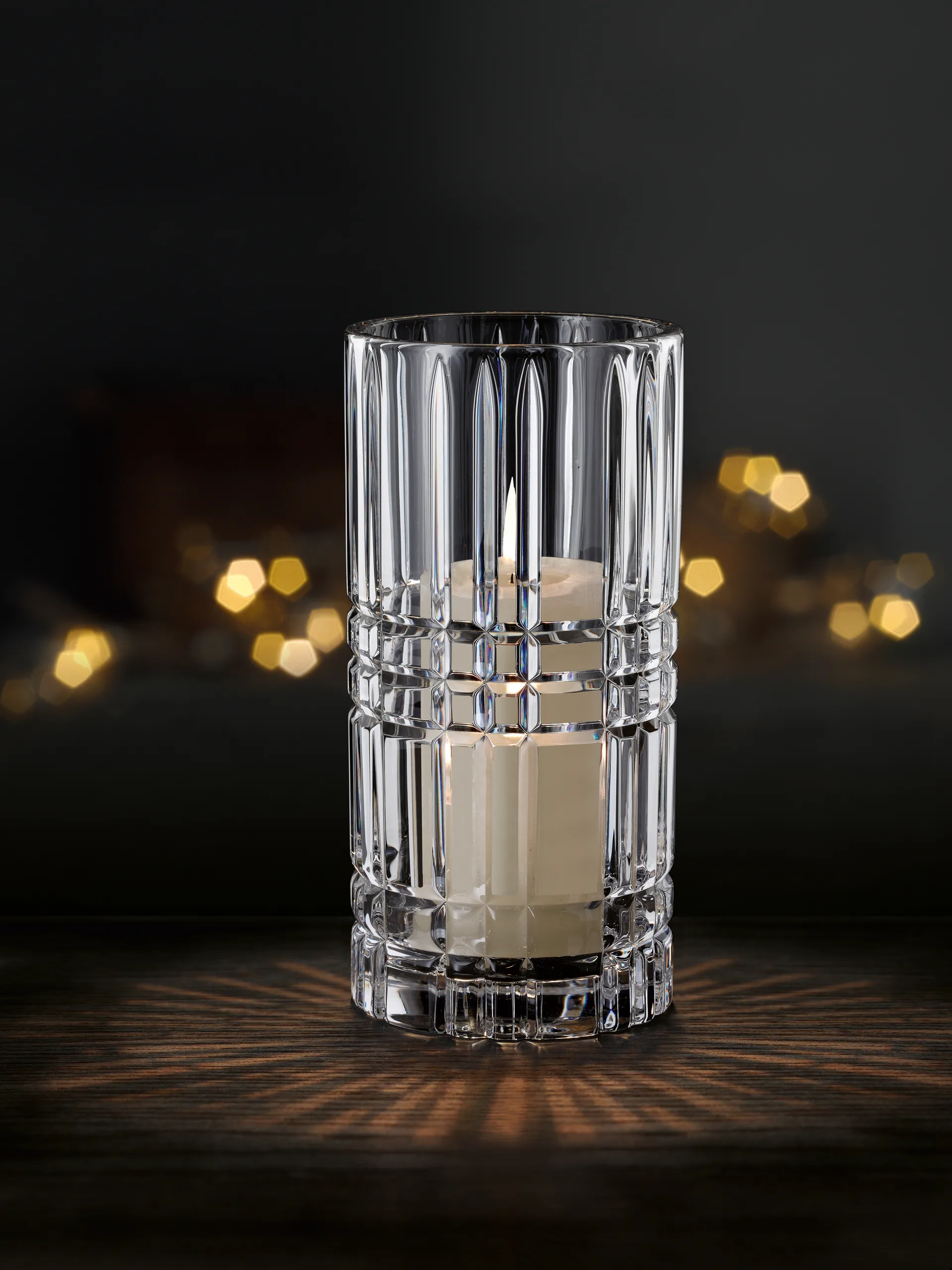 Wazon Square , Kryształowe, 23 cm Nachtmann