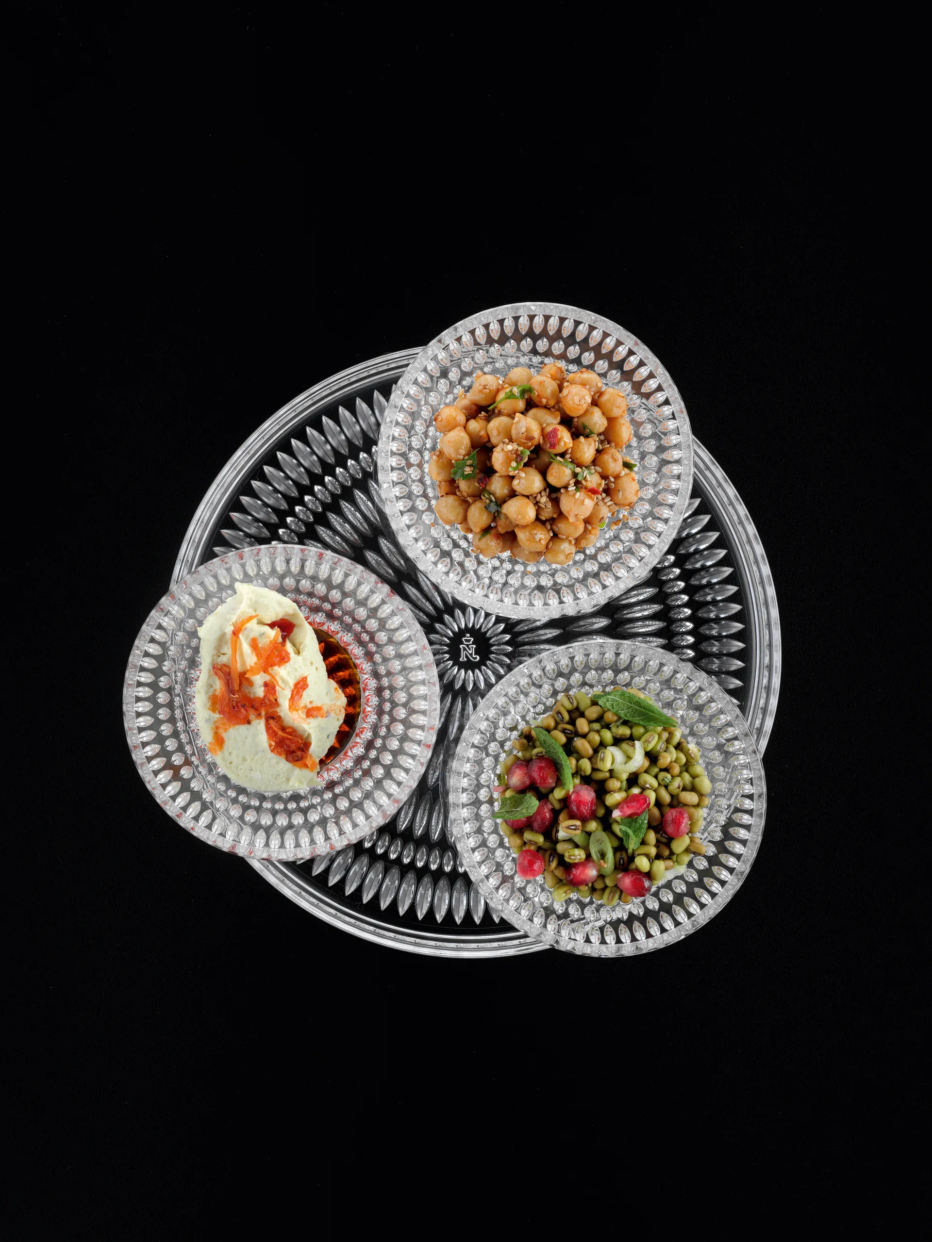 Zestaw do serwowania Ethno, Kryształowe, 4 części Nachtmann