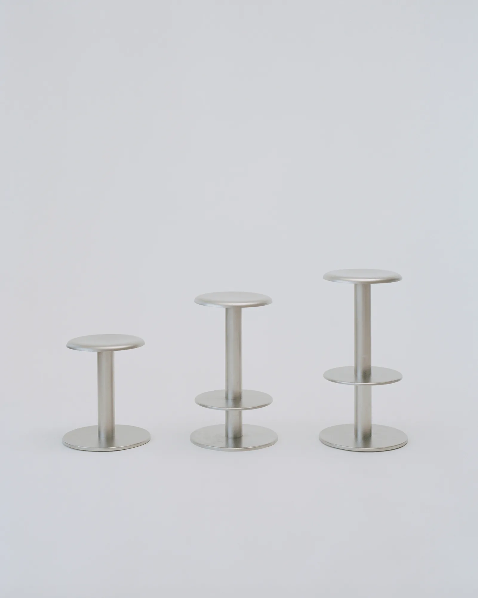 Coupe stołek, Stal nierdzewna, Ø40x46 cm New Works
