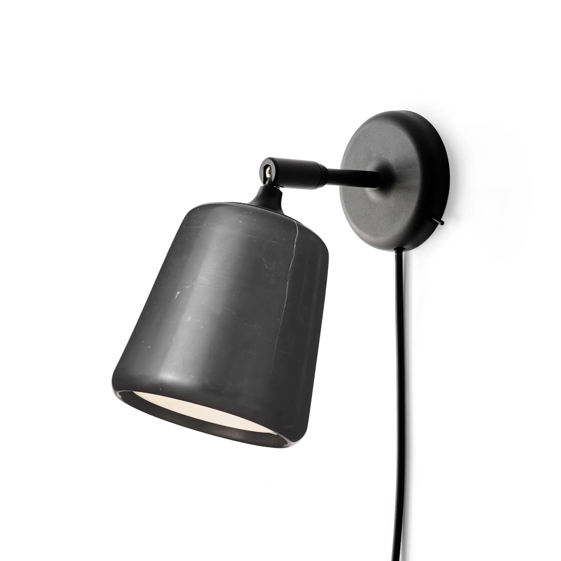 Lampa ścienna Material , Black marble New Works
