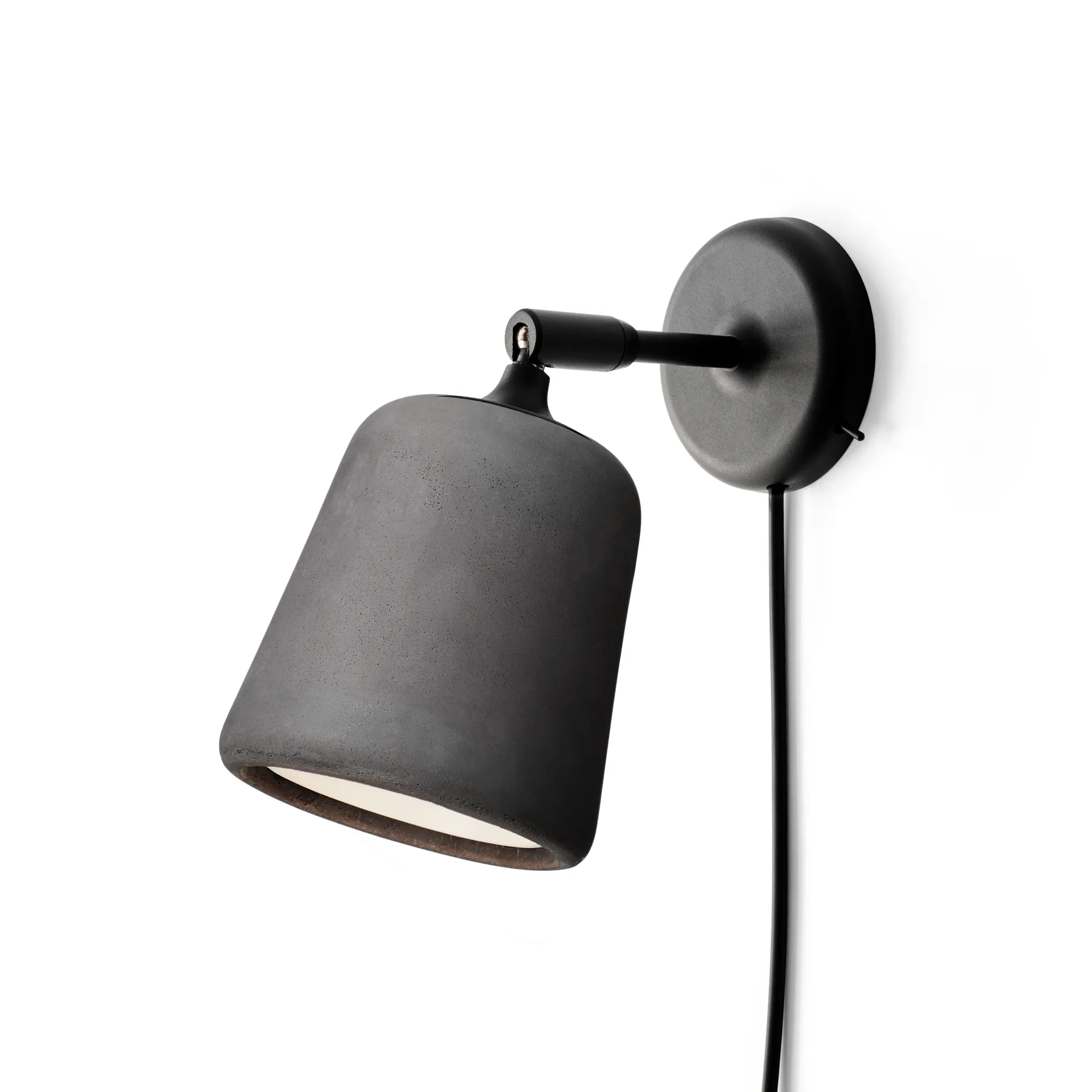 Lampa ścienna Material , Dark grey concrete New Works