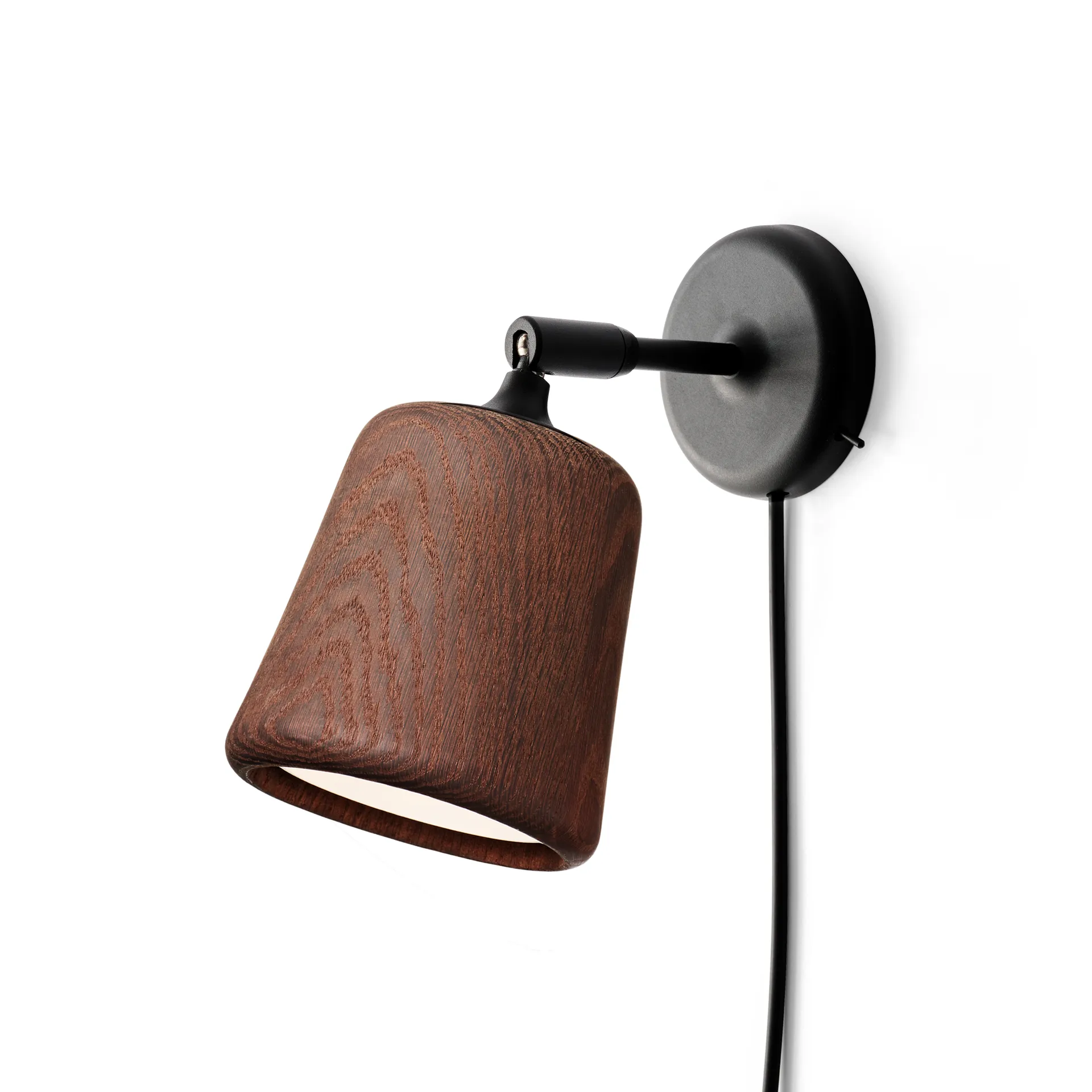 Lampa ścienna Material , Smoked oak New Works