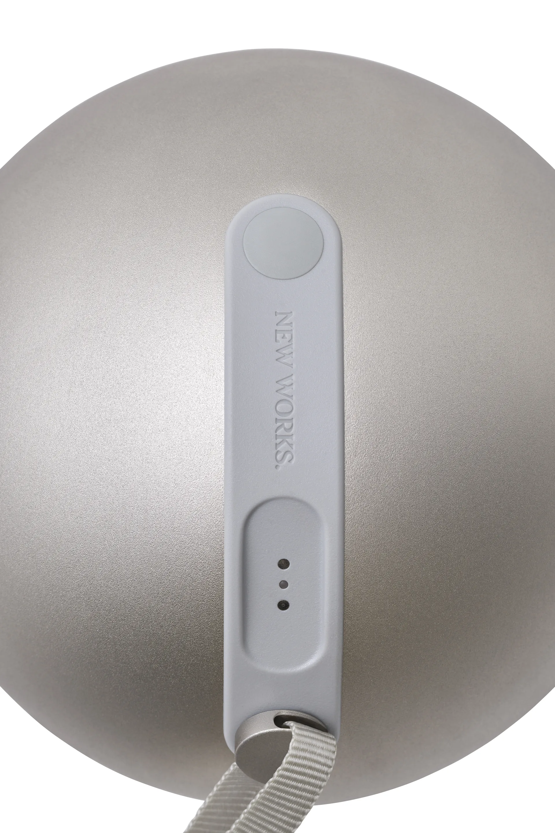 Lampa Sphere portable, Ciepła szarość New Works