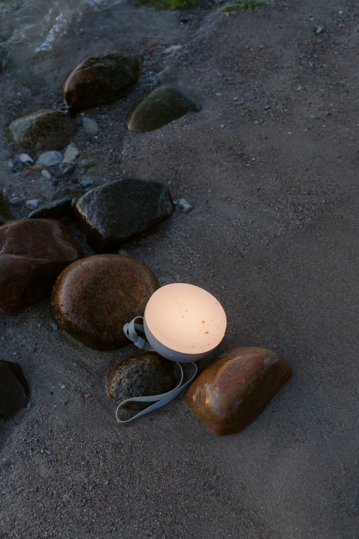 Lampa Sphere portable, Ciepła szarość New Works