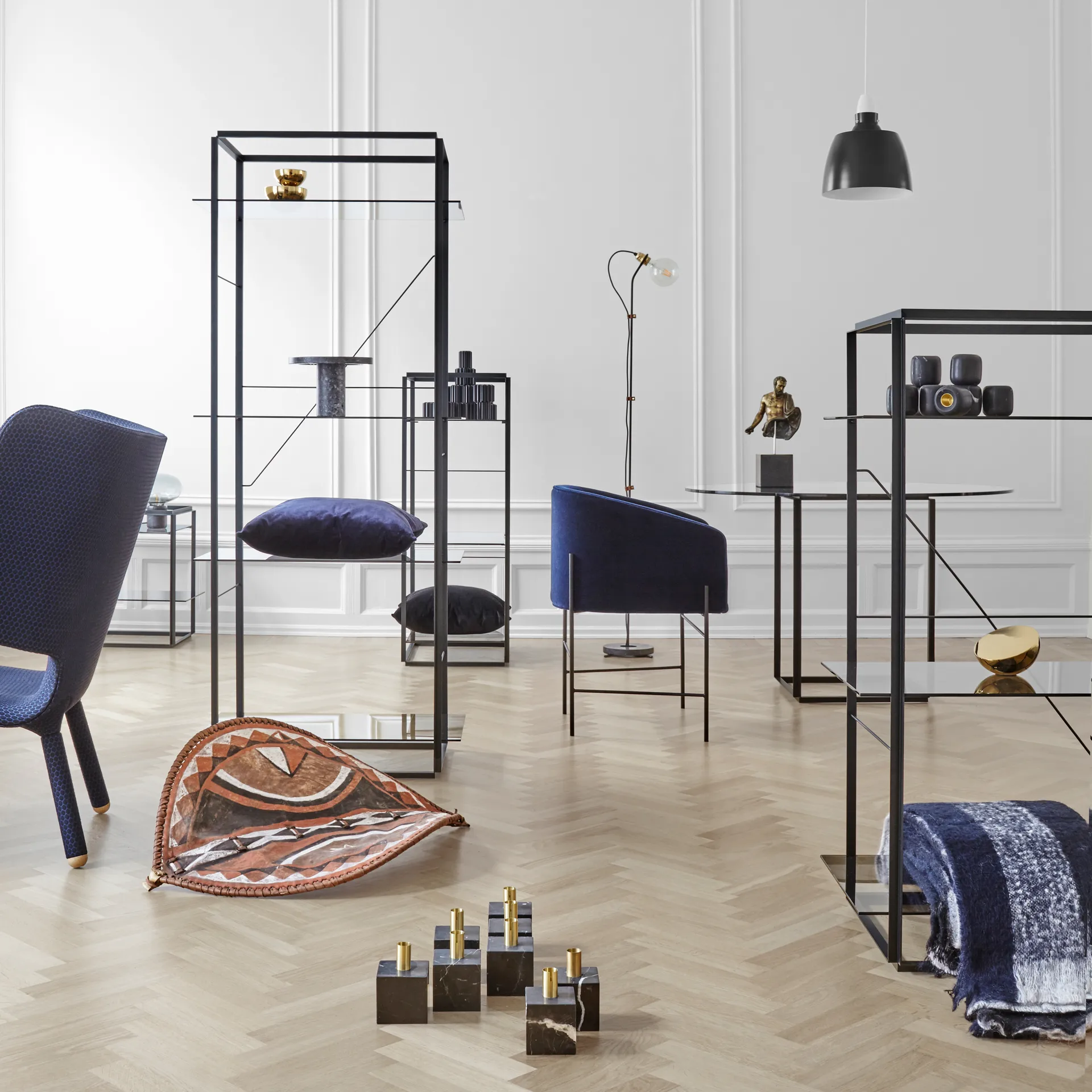 Lampa stołowa Core, Lundhs blue New Works