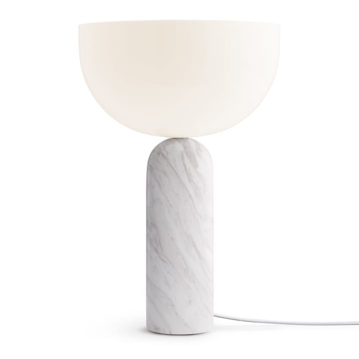 Lampa stołowa Kizu large - Biały marmur - New Works