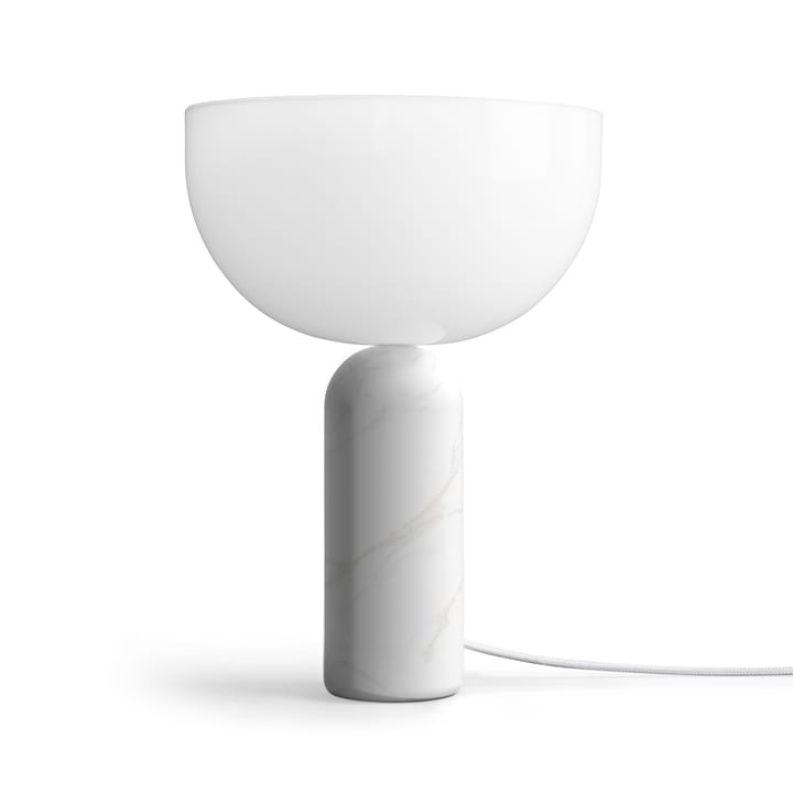 Lampa stołowa Kizu small - Biały marmur - New Works