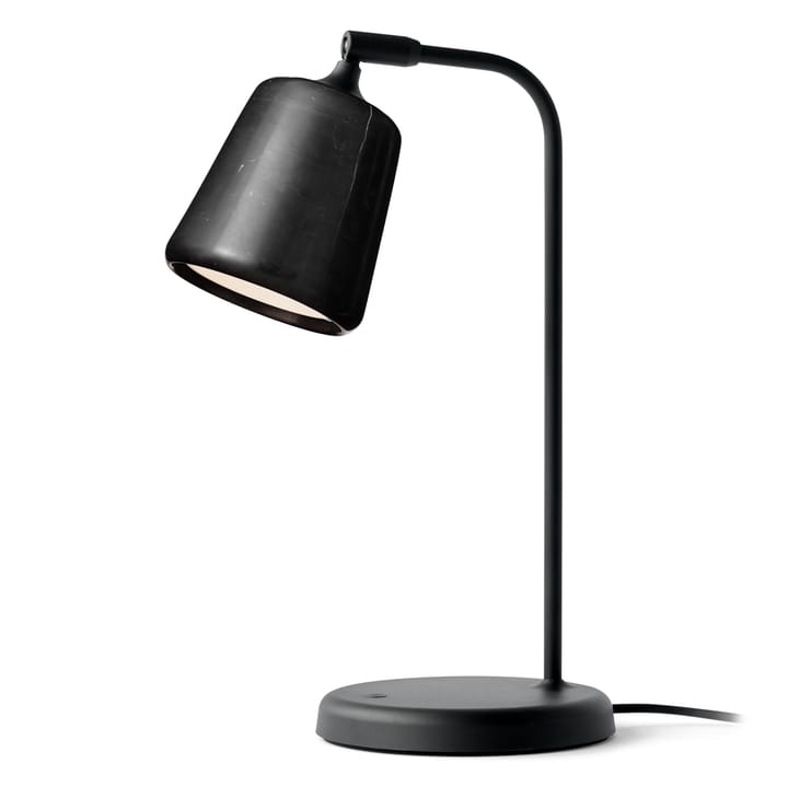 Lampa stołowa Material - Black marble - New Works