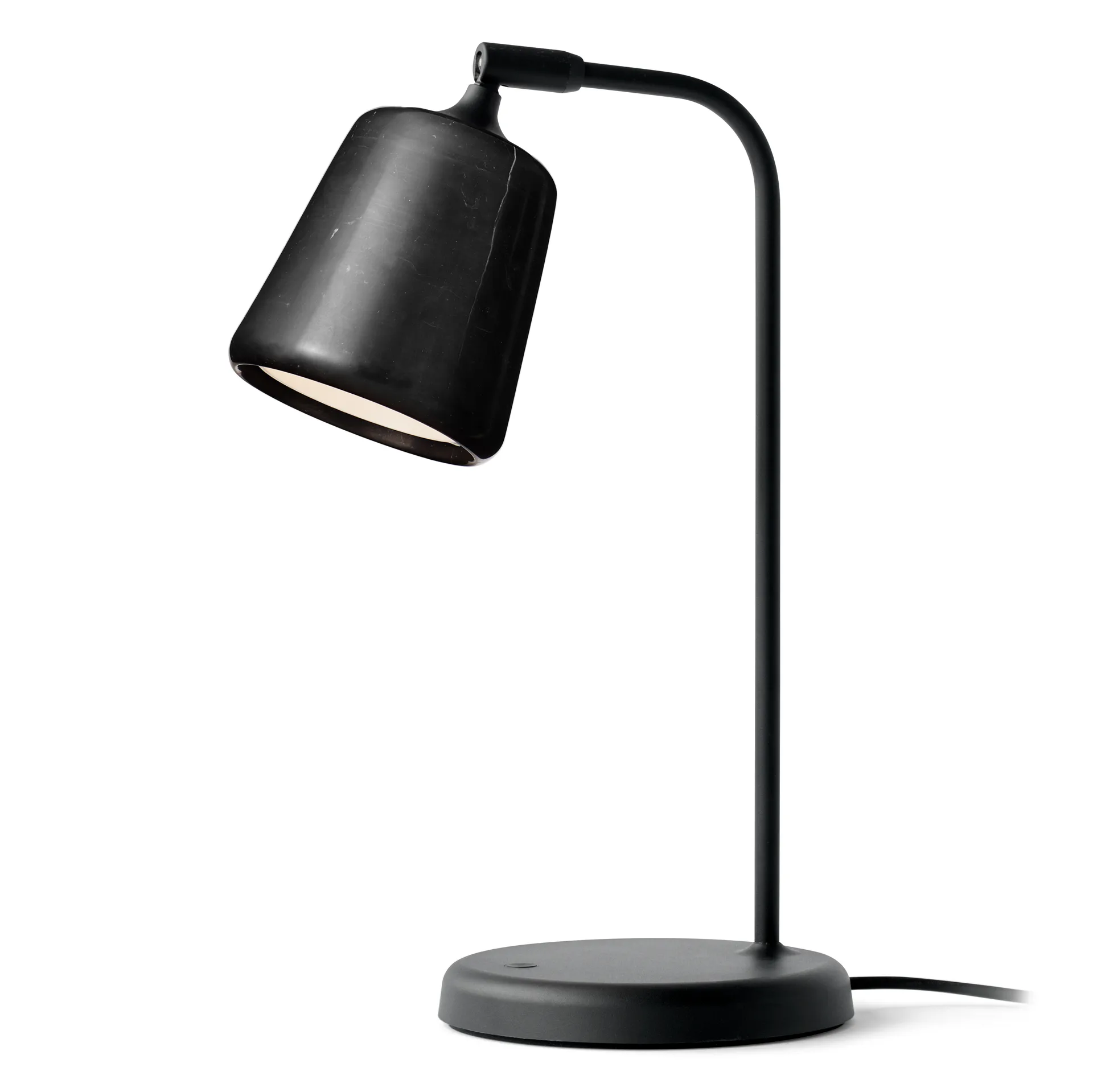 Lampa stołowa Material, Black marble New Works