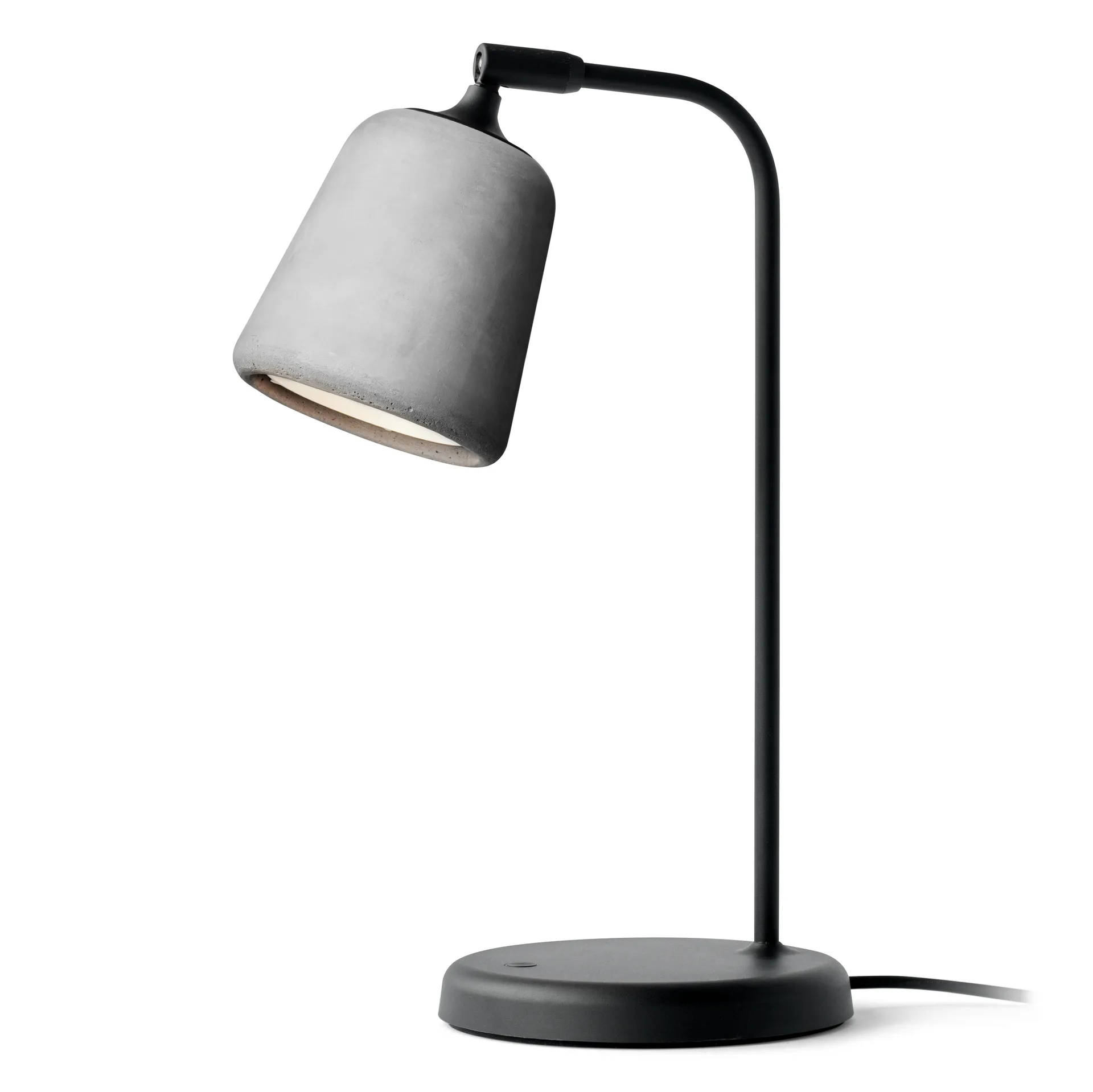 Lampa stołowa Material, Light grey concrete New Works