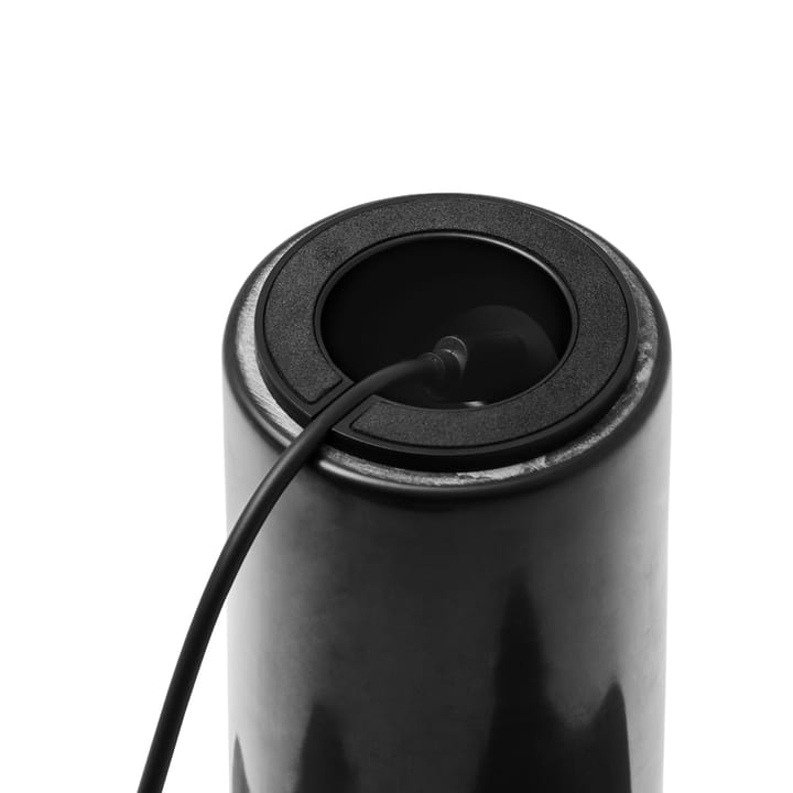 Lampa stołowa przenośna Kizu, Black marble New Works
