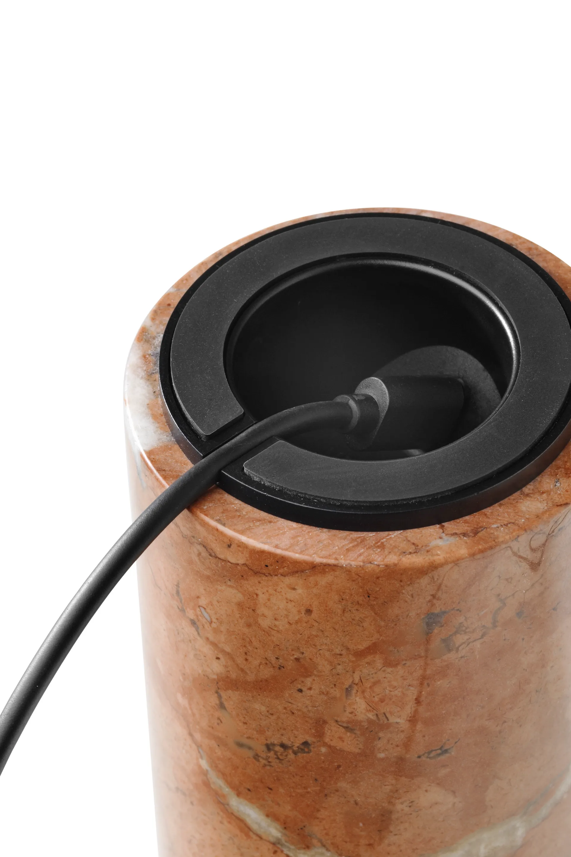 Lampa stołowa przenośna Kizu, Breccia Pernice New Works