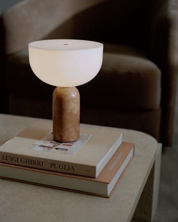 Lampa stołowa przenośna Kizu - Breccia Pernice - New Works