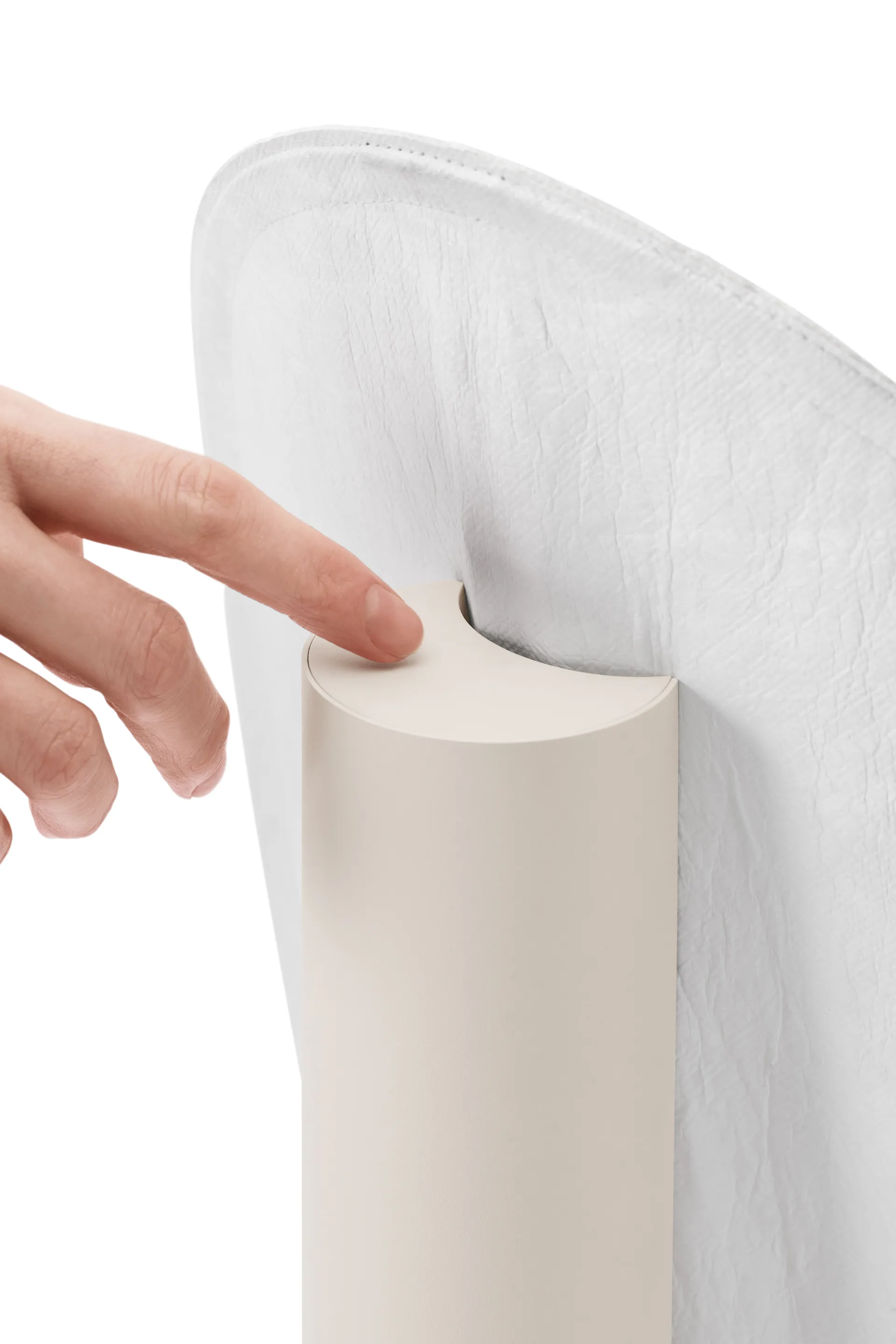 Lampa stołowa Tense portable 43 cm, Biały New Works