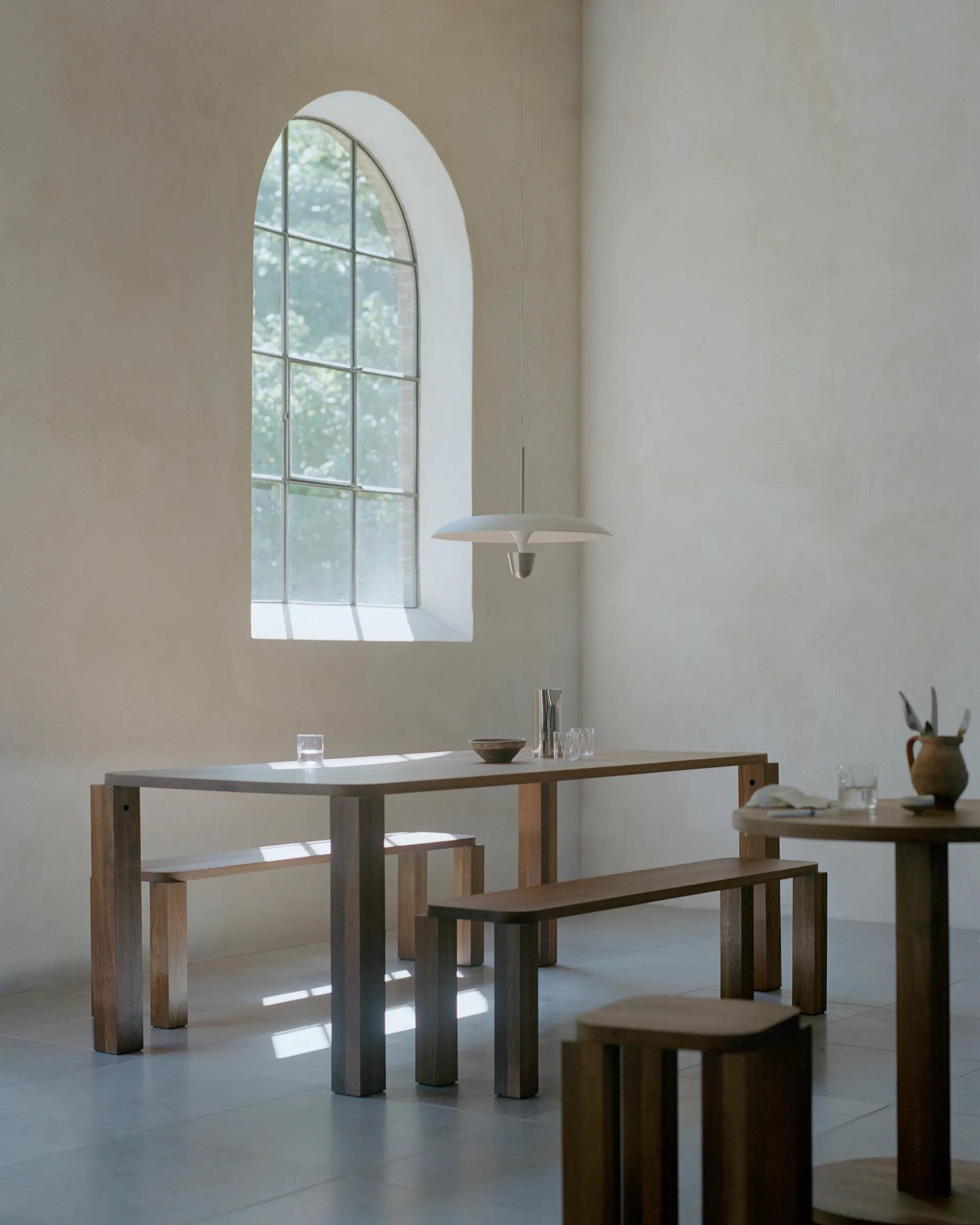 Lampa wisząca Kantarell Ø55 cm, Nickel Plated New Works