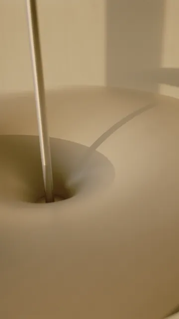 Lampa wisząca Kantarell Ø60 cm - Nickel Plated - New Works