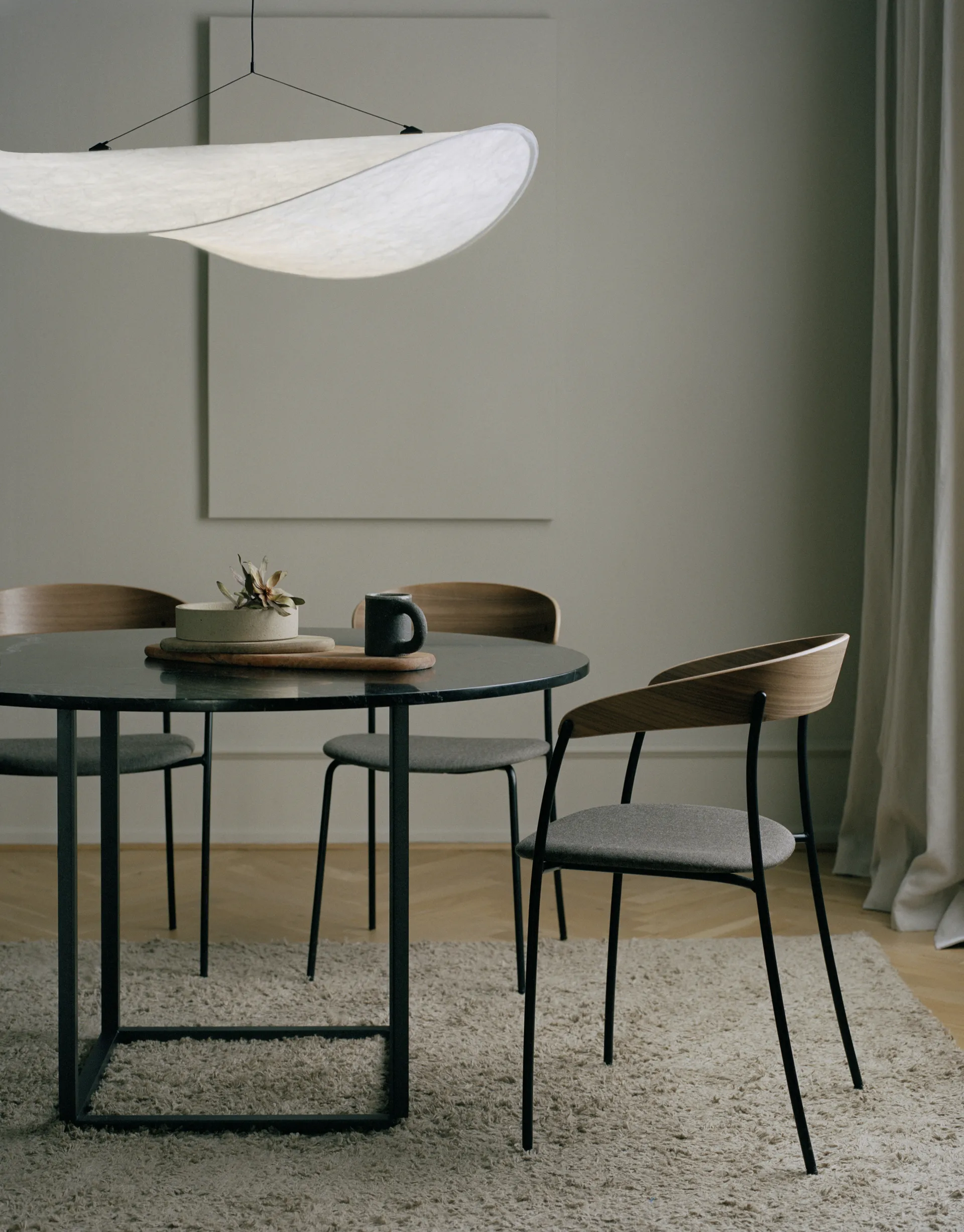 Lampa wisząca Tense, White, Ø120 New Works