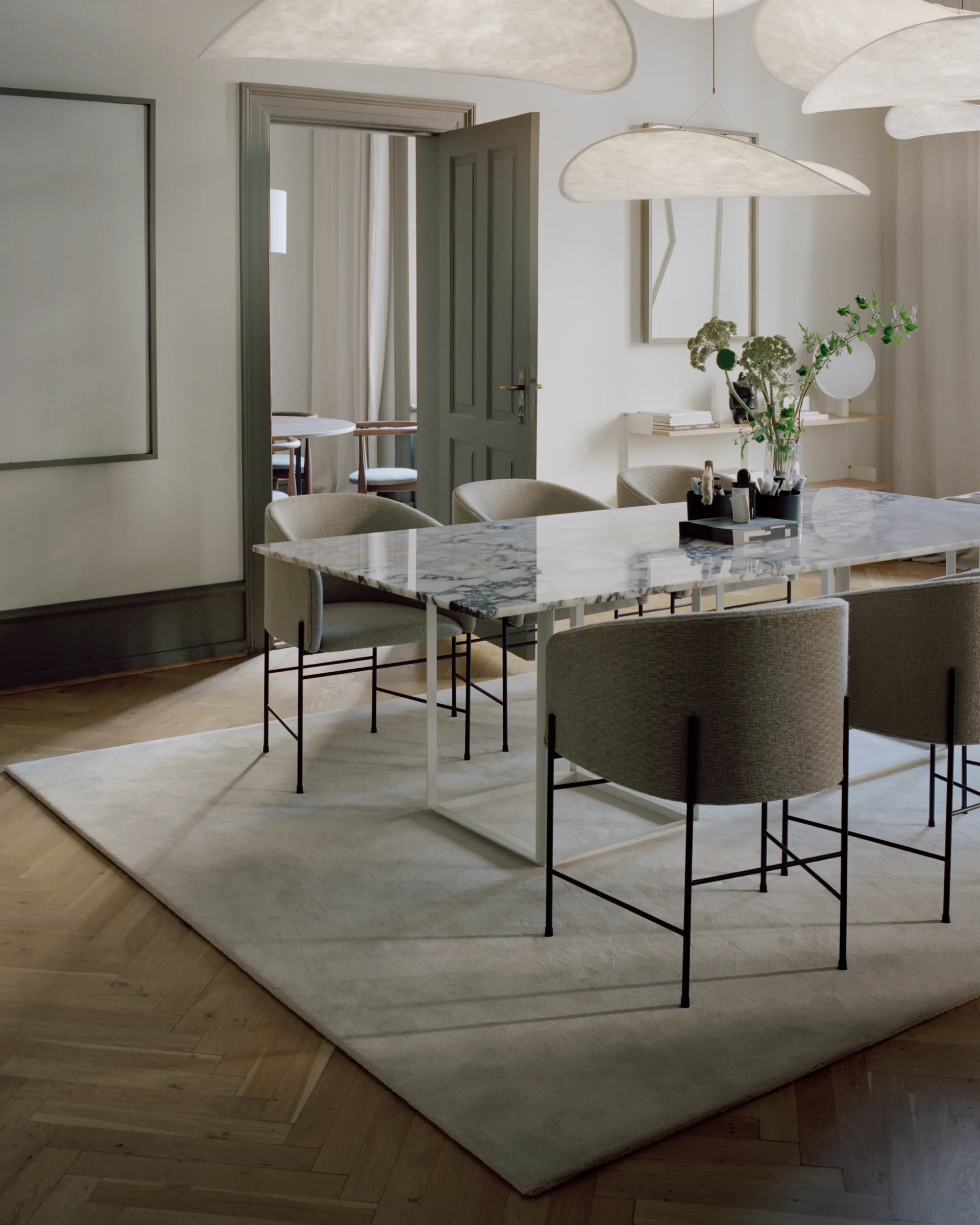 Lampa wisząca Tense, White, Ø90 New Works