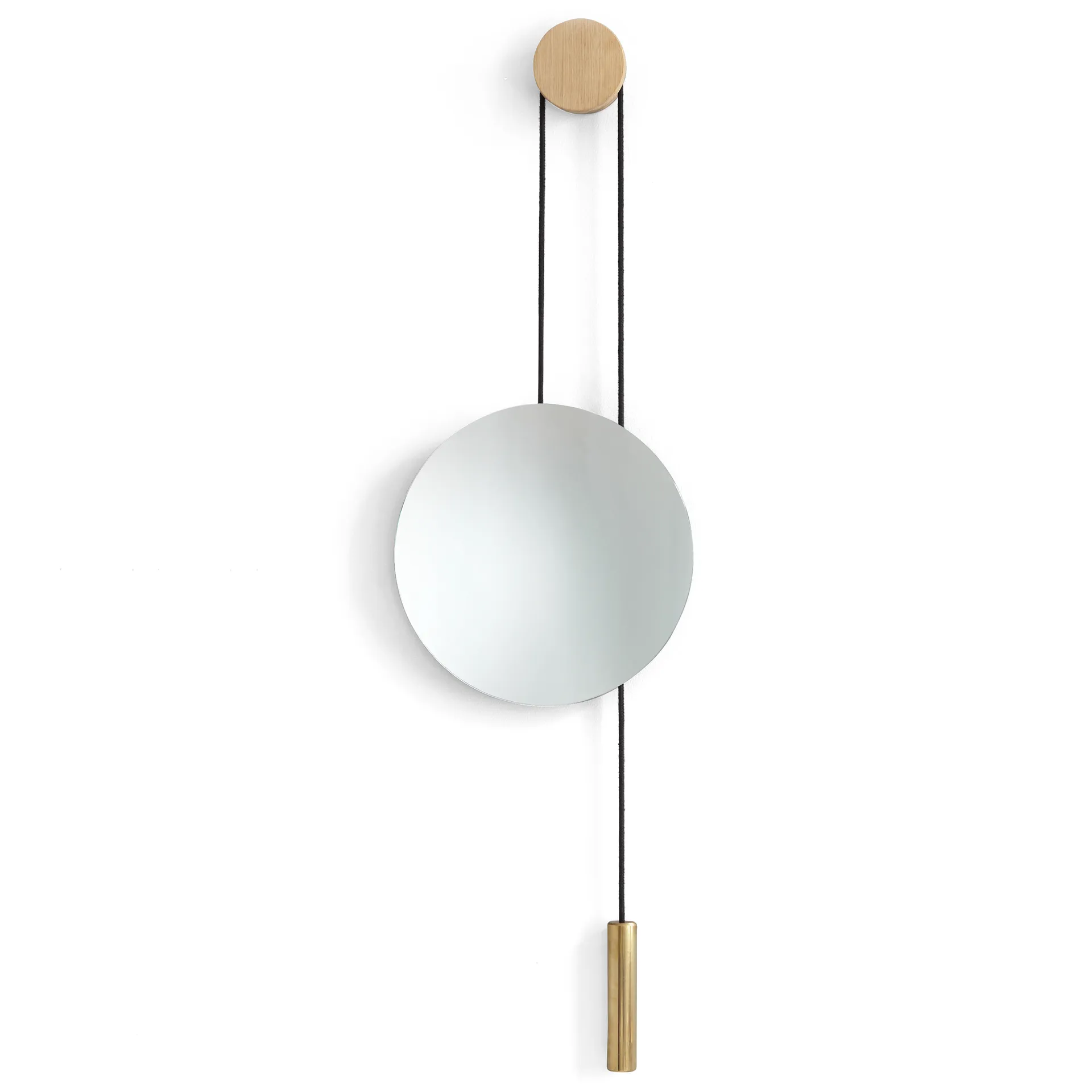 Lustro Rise and Shine, Natural oak-brass weight New Works