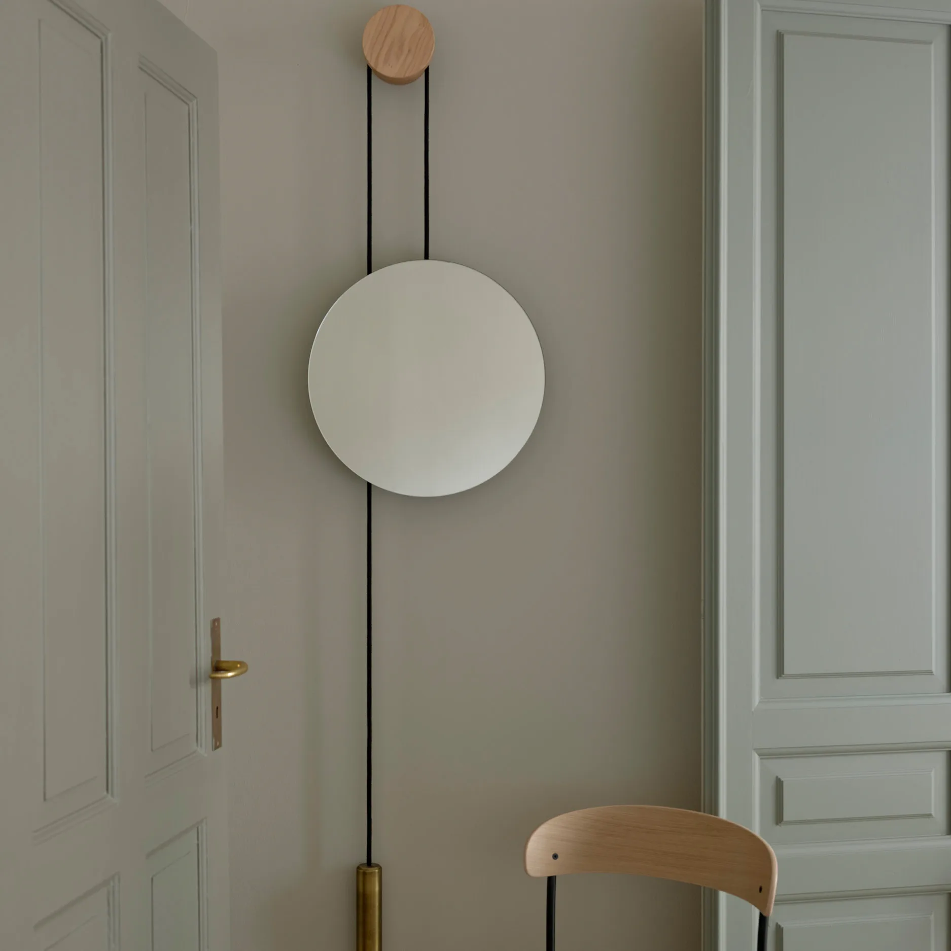 Lustro Rise and Shine, Natural oak-brass weight New Works