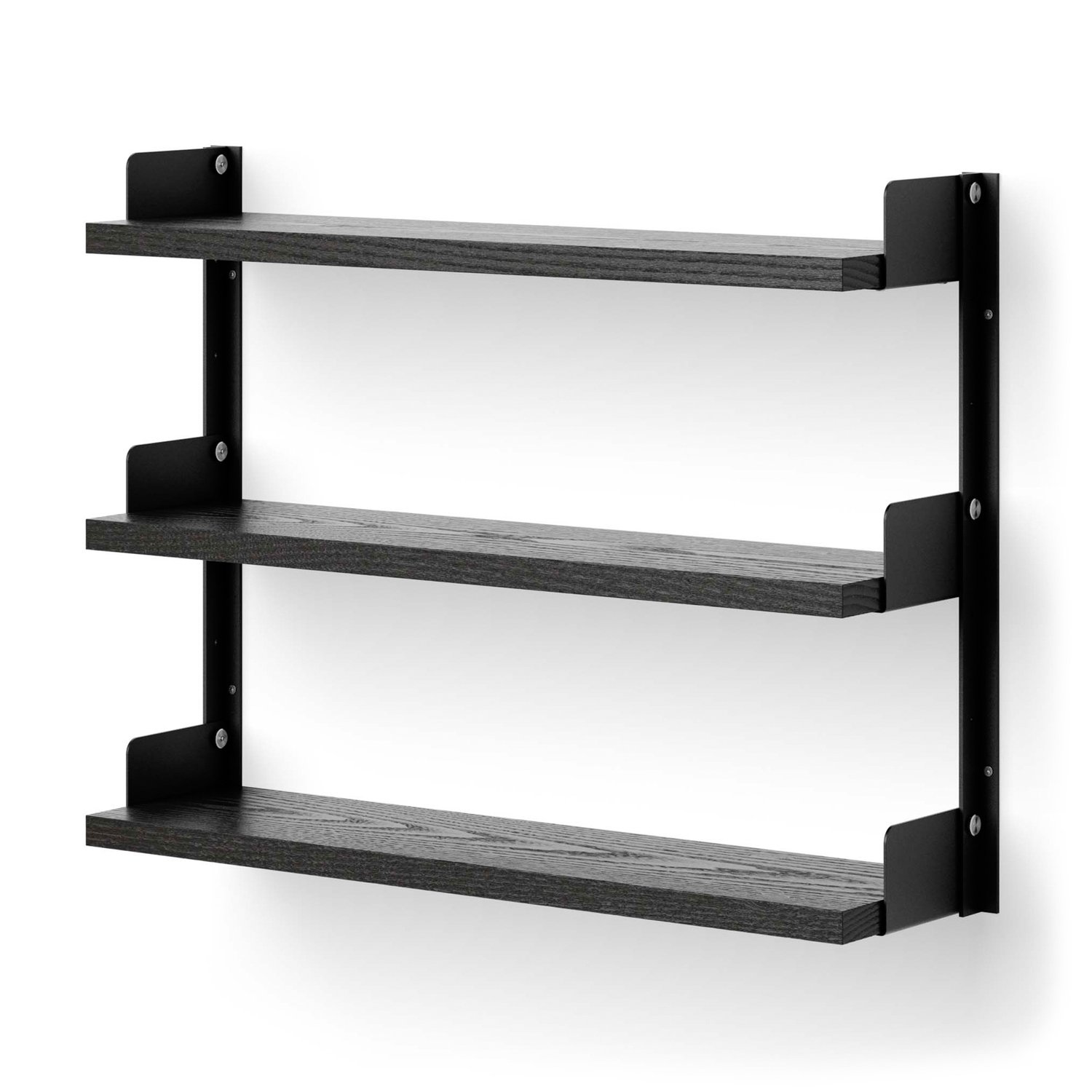 New Works Półka na ścianę New Works Tea Shelf 46x62,5 cm Czarny jesion