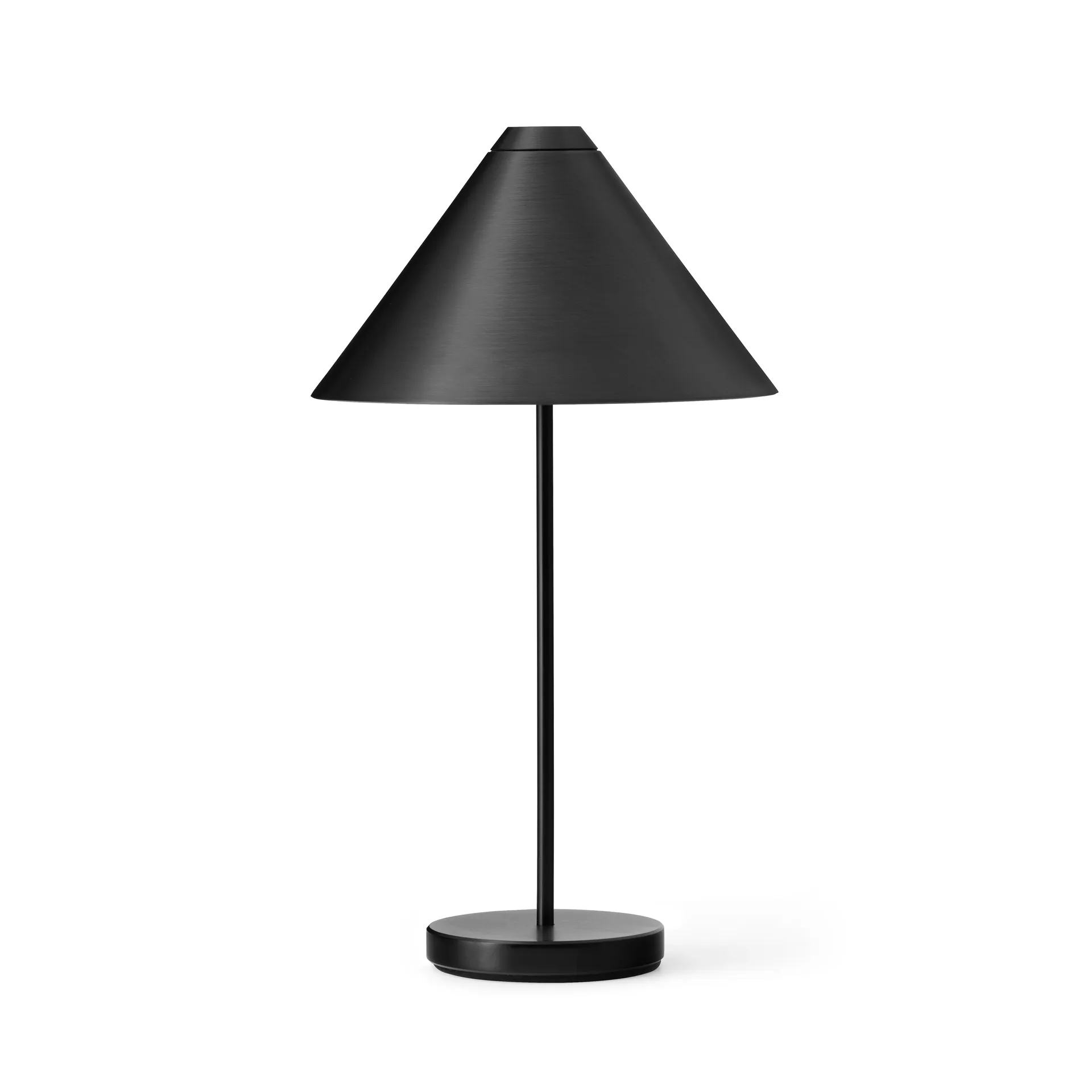 Przenośna lampa stołowa Brolly, Steel black New Works