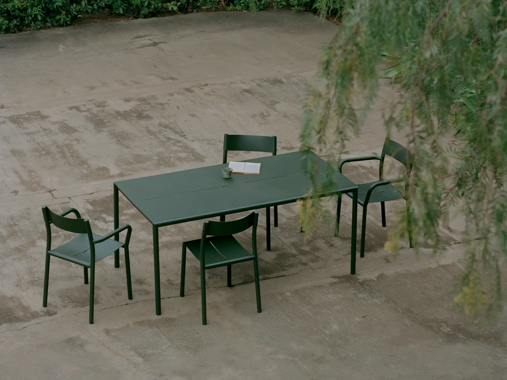 Stół May Tables Outdoor 170x85 cm, Dark Green New Works
