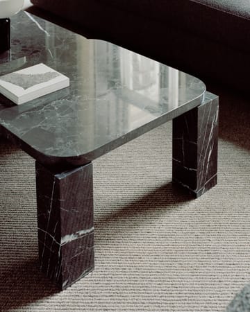 Stolik kawowy Atlas 60x60 cm - Costa black marble - New Works