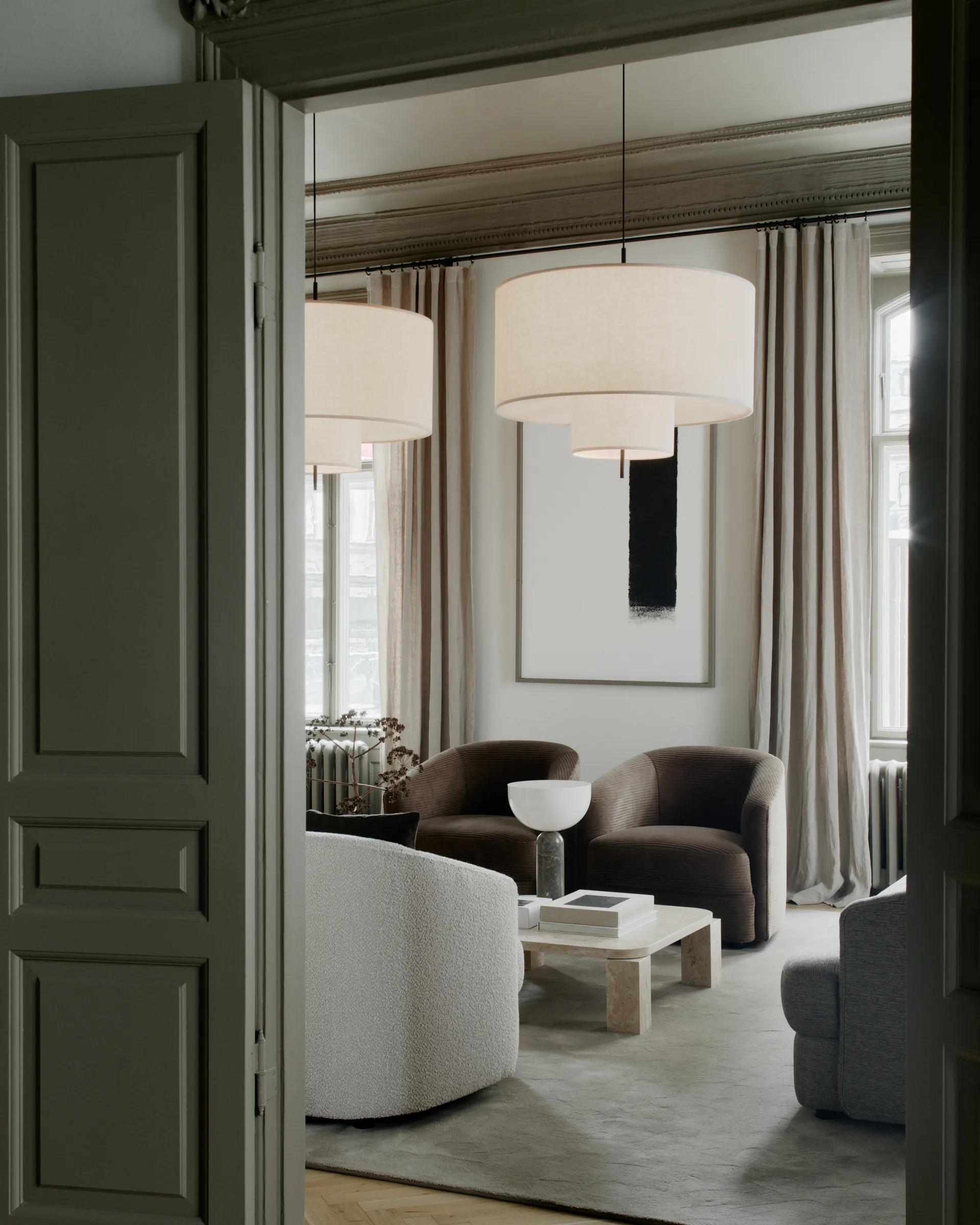 Stolik kawowy Atlas 60x60 cm, Unfilled Travertine New Works